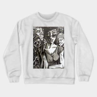 Lucifer "Crowded" Jill Presto & The Basanos portrait (original) Crewneck Sweatshirt